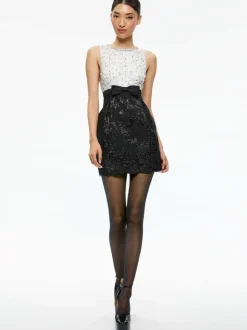 True Embellished Bodice Mini Dress
