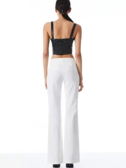Walker Slim Front Slit Pants