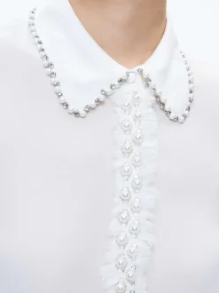 Willa Embellished Placket Top