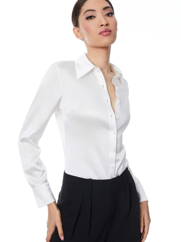 Willa Fitted Placket Top