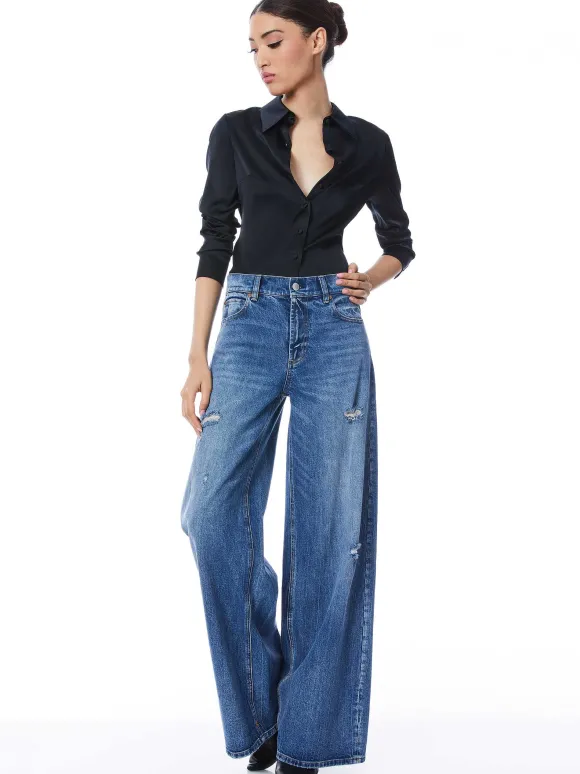 Willa Fitted Placket Top