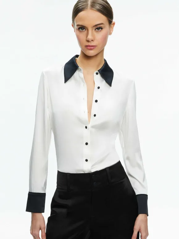 Willa Fitted Placket Top