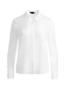 Willa Relaxed Placket Top With Piping Detail