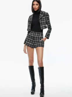 Yardley Cropped Fray Hem Jacket + Donald Tweed Short