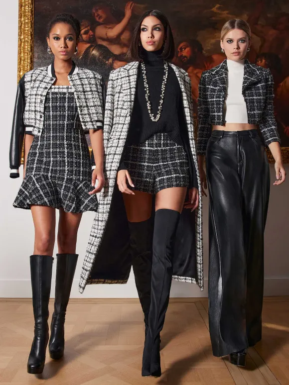 Yardley Cropped Fray Hem Jacket + Donald Tweed Short