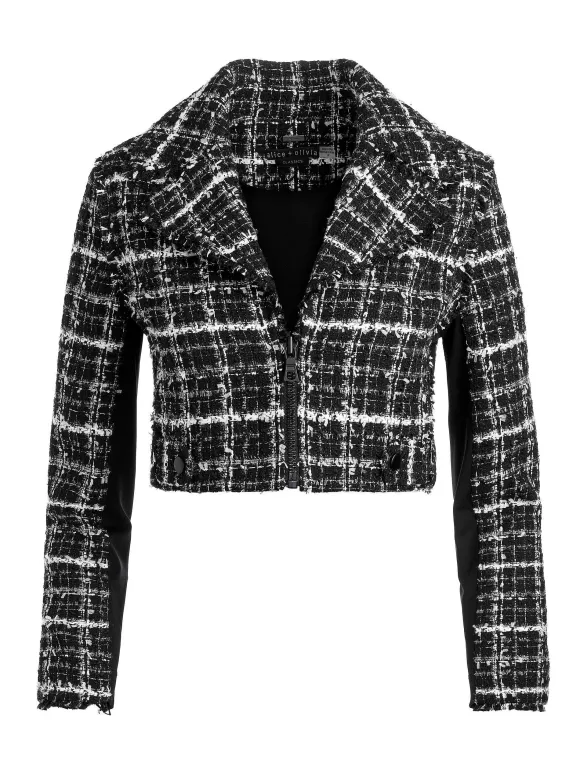 Yardley Cropped Fray Hem Jacket + Donald Tweed Short