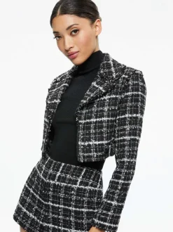Yardley Cropped Fray Hem Jacket + Donald Tweed Short