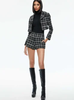 Yardley Cropped Fray Hem Jacket