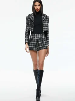 Yardley Cropped Fray Hem Jacket